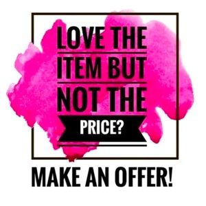 Feel free to make me an offer! 😊